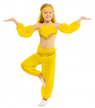  Детский карнавальный костюм Восточной красавицы. Для детей возрастом от 4 до 8 . . фото 2