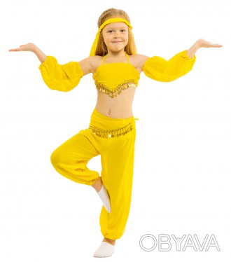  Детский карнавальный костюм Восточной красавицы. Для детей возрастом от 4 до 8 . . фото 1