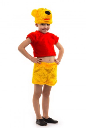 Маскарадный костюм Винни Муха. Для детей возрастом от 3 до 6 лет. Рост 104-120 с. . фото 2