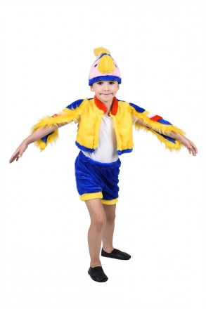  Детский маскарадный костюм Попугая для мальчика. На новогоднюю елку, праздник в. . фото 2