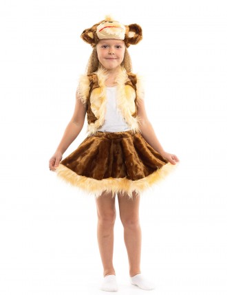  Детский карнавальный костюм обезьяны. Для детей возрастом от 3 до 6 лет. Рост 1. . фото 3