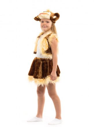  Детский карнавальный костюм обезьяны. Для детей возрастом от 3 до 6 лет. Рост 1. . фото 2