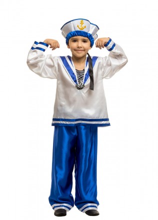  Карнавальный костюм Моряка. Маскарадный костюм моряка для мальчиков возрастом о. . фото 2