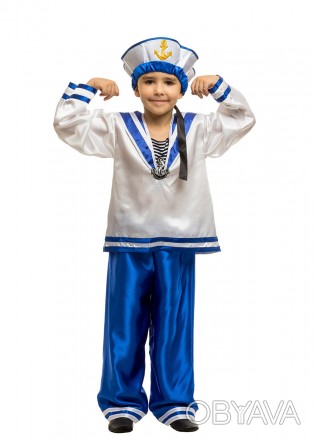  Карнавальный костюм Моряка. Маскарадный костюм моряка для мальчиков возрастом о. . фото 1