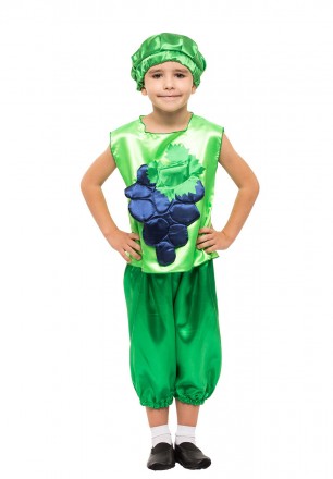  Детский карнавальный костюм Винограда. На праздник осени, праздник весны и ново. . фото 3