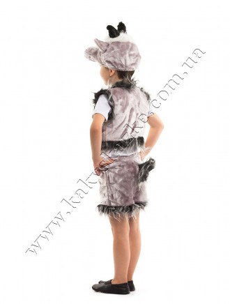 Маскарадный костюм Козлика. Цвет серый. Для детей возрастом от 3 до 6 лет. Рост . . фото 3