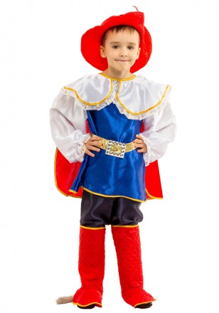  Детский карнавальный костюм Кота в сапогах. Для мальчиков возрастом от 5 до 12 . . фото 4