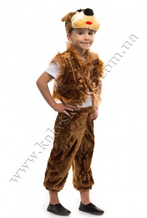  Детский маскарадный костюм медведя. Для детей возрастом от 3 до 6 лет. Рост 104. . фото 2