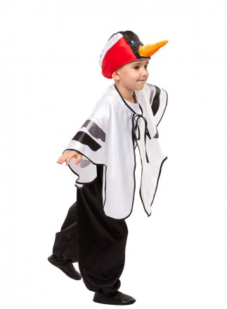  Детский маскарадный костюм журавля (аиста или цапли). В комплект карнавального . . фото 3