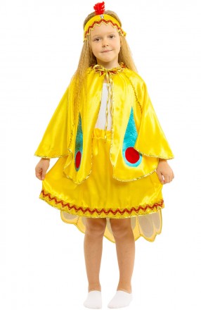  Детский карнавальный костюм Жар-птицы. Для детей возрастом от 5 до 9 лет. В ком. . фото 3