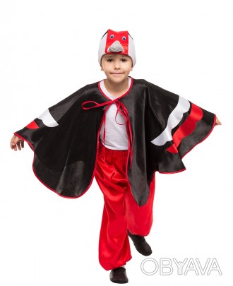  Детский маскарадный костюм дятла. Костюм дятла на праздник осени,праздник весны. . фото 1