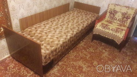 Продам кровать-диван малютку в хорошем состоянии, с коробом для белья. Боковые с. . фото 1