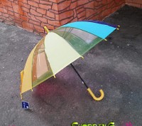 Детский зонтик "Радуга"
Купол - 83см, в сложеном виде - 67см
16 спиц стальные!. . фото 3