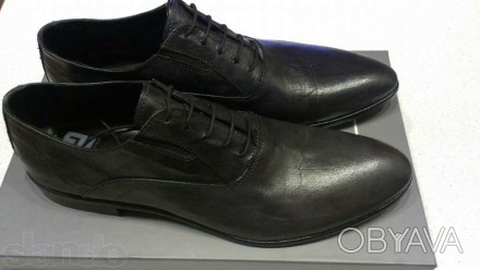 Мужские туфли итальянской обувной мануфактуры "+2 MADE IN ITALY", новые, в короб. . фото 1