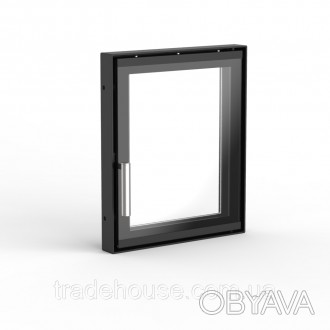 Дверца для камина 320 х380 мм серийная / стекло 
 
Дверца стальная для камина 32. . фото 1