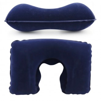Надувная u-образная подушка используется для отдыха во время путешествия. Занима. . фото 6