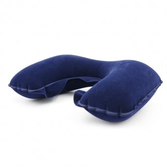 Надувная u-образная подушка используется для отдыха во время путешествия. Занима. . фото 5