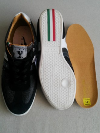 Продам Кроссовочные туфли Сникерсы pantofola d'oro 41 eu новые Italy 
Стелька -. . фото 8