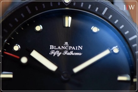 BLANCPAIN - Fifty Fathoms BATHYSCAPHE Automatic Black Ceramic .
Ref. 5000-0130-. . фото 3
