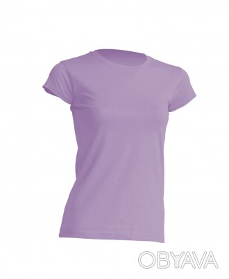 Женская футболка прилегающего силуэта 
100% хлопок 
плотность ткани 145 г/м2 
. . фото 1