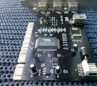 PCI Controller IEEE 1394 EUR-0811 V1, 3 внешних порта, 1 внутренний. Интерфейс P. . фото 3