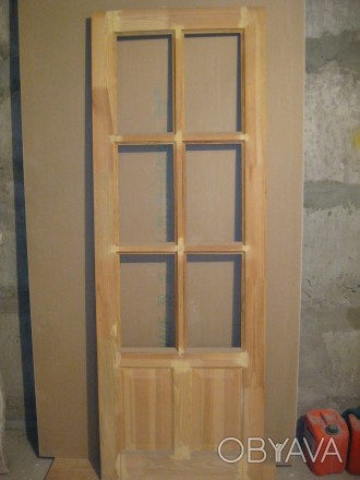 Двери деревянные сосна под покраску Отличные добротные двери в наличии 2шт. . фото 1