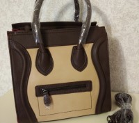 Женская сумка СМАЙЛ (Smile) из натуральной замши и мягкого высококачественного к. . фото 3