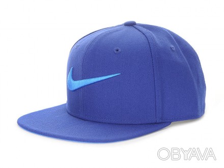 Бейсболка Nike Swoosh Pro-Blue (639534-457) из прочной влагоотводящей ткани имее. . фото 1