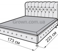 Кровать Марго
http://grown.com.ua/product/krovat-margo/
Габаритный размер: 2,3. . фото 7