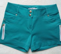 Новые зелёные шорты Classic Fashion. Размер 40 (XS). Идеально подойдут на весну-. . фото 6