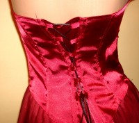 Платье вечернее 

Цвет: бордо

Ширина корсета – 35- 43 см (корсет регулирует. . фото 7