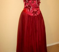 Платье вечернее 

Цвет: бордо

Ширина корсета – 35- 43 см (корсет регулирует. . фото 3