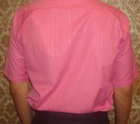 Рубашка мужская розовая на короткий рукав ТМ George Hormani

Состояние отлично. . фото 3