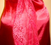 Платье бордо с гепюровыми вставками. Очень похоже на то что носит Тина Кароль :). . фото 8