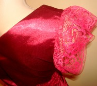 Платье бордо с гепюровыми вставками. Очень похоже на то что носит Тина Кароль :). . фото 9