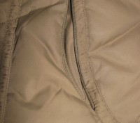 Пальто зимнее, для девочки подростка, оливкового цвета, с капюшоном на молнии, м. . фото 4