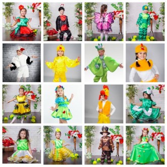 Детские карнавальные костюмы только новые от 210грн(гномики)от 245грн(овощи,фрук. . фото 2