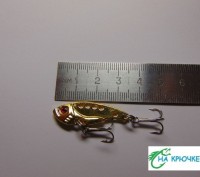 Набор цикад "Убийца окуня" (4шт). 
цвета в наборе: черный, золотой, медный, сер. . фото 3