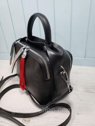 Женская кожаная сумочка Polina & Eiterou , шикарного качества ! Сумка на два отд. . фото 7