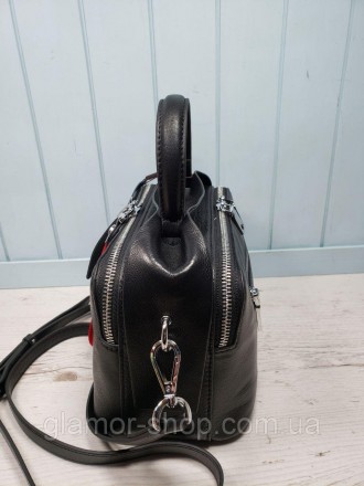 Женская кожаная сумочка Polina & Eiterou , шикарного качества ! Сумка на два отд. . фото 8