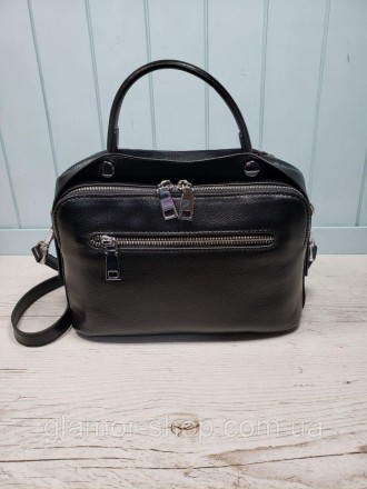 Женская кожаная сумочка Polina & Eiterou , шикарного качества ! Сумка на два отд. . фото 9