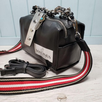Стильная кожаная сумка Polina & Eiterou модель Malinus шикарного качества!

Вн. . фото 6