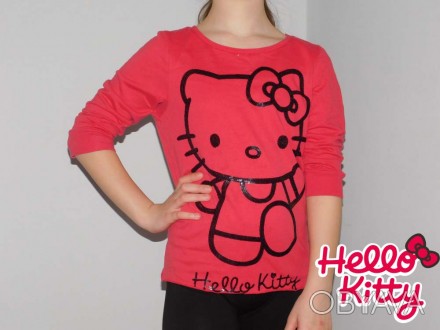 Продам  кофта, реглан Hello Kitty 
на рост 140-145 10 лет 

Продам хб футболк. . фото 1