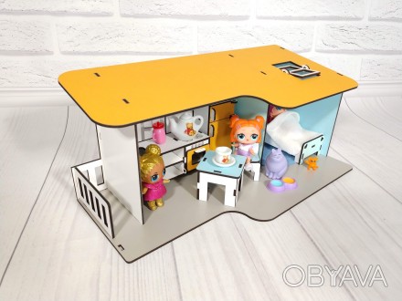 Пляжный  Кукольный Домик мини с мебелью и текстилем идеально для Lol


Пляжны. . фото 1