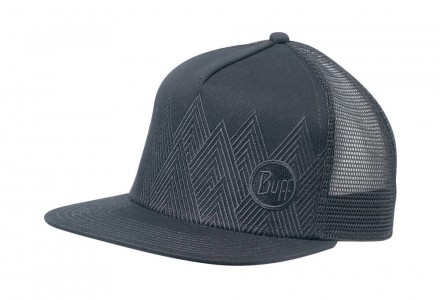 Buff Trucker Cap Summit Black - стильная современная кепка в современном дизайне. . фото 2