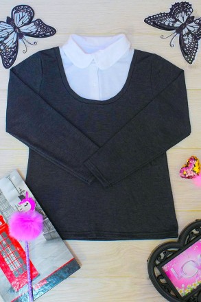 Блуза школьная "Ариэль"

Модель выполнена из однотонной фуликры. Очень мягкая . . фото 7