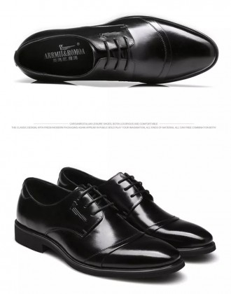 Продам шикарні нові, шкіряні фірмові туфлі від Arrmii&Romoa. Для ділової людини . . фото 3