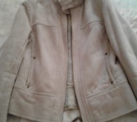 Продам куртку на искусственном меху,имитация дублёнки,р.34(по бирке),на наш приб. . фото 2