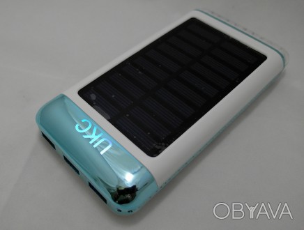 Портативное солнечное зарядное устройство с адаптерами для подзаряда батарей сма. . фото 1