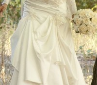 Продам Хорошее качественное Свадебное платье,производство Польша. Размер 42-46, . . фото 5